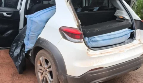 Cerca de 180 quilos de skunk é apreendido após perseguição em São Francisco do Guaporé