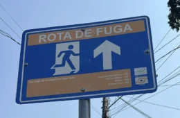 Homem é preso após arrancar placa de sinalização no centro de Porto Velho