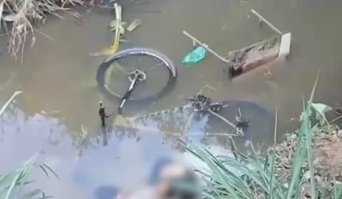 Ciclista morre após perder o controle da bicicleta e cair de ponte em Porto Velho