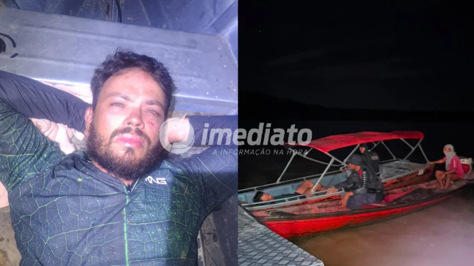 VEJA FOTOS: Ex-PM foragido por homicídio é preso após sobreviver à queda de avião no interior do Amazonas