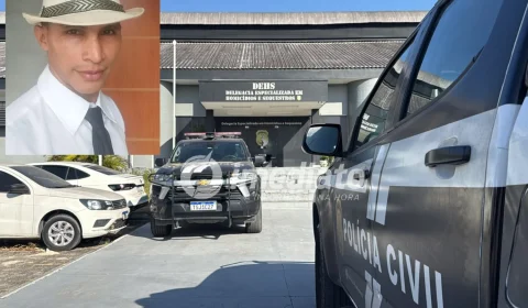 Suspeito está na DEHS e aguarda saída para audiência de custódia após crime que vitimou três pessoas com golpes de martelo em Manaus