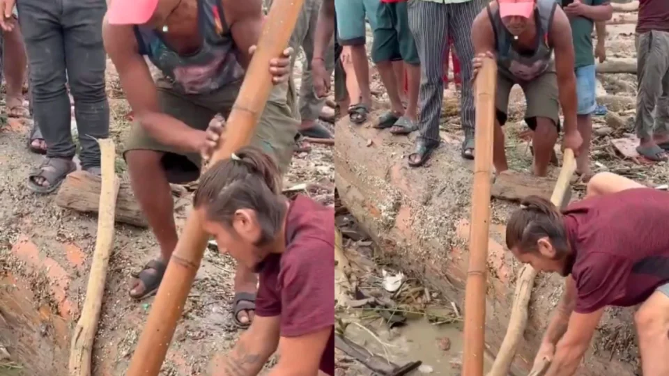 VEJA VÍDEO: Dois homens foram presos após vídeo mostrar retirada de ouro do corpo de vítima de enchente no Nepal