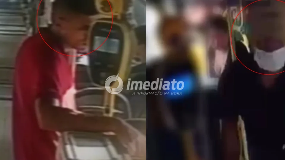 ATENÇÃO! Dois homens são procurados por assaltos dentro de ônibus das linhas 130 e 640 em Manaus