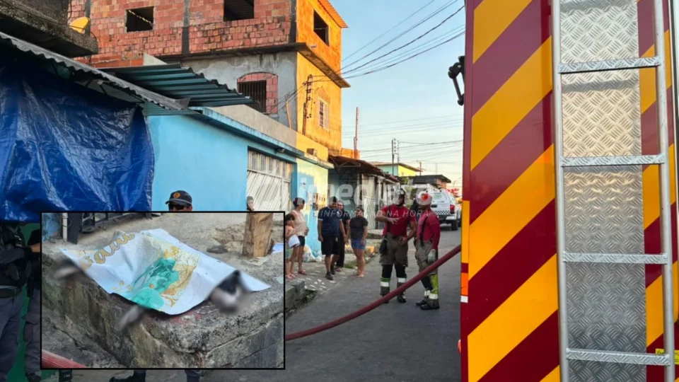 Incêndio destrói casa no Coroado e cachorro morre dentro da residência em Manaus