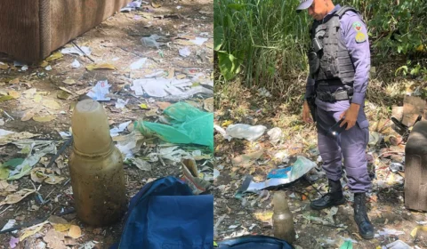 CHOCANTE: Feto é encontrado dentro de pote de vidro em terreno baldio no bairro Aleixo, em Manaus