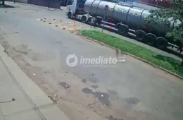 Veja vídeo: Adolescente desafia o perigo ao atravessar por baixo de carreta em Goianésia