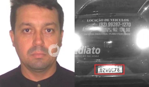 VEJA FOTOS: Empresário é sequestrado por bandidos armados e mascarados após sair de lanchonete em Manaus