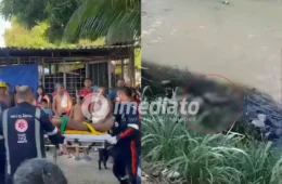 Suposto ladrão é agredido por moradores e se joga em igarapé para escapar de linchamento em Manaus