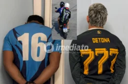 VEJA VÍDEO: Dupla é presa e adolescente é detido suspeitos de realizar assaltos com simulacro em Manaus