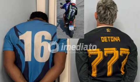VEJA VÍDEO: Dupla é presa e adolescente é detido suspeitos de realizar assaltos com simulacro em Manaus