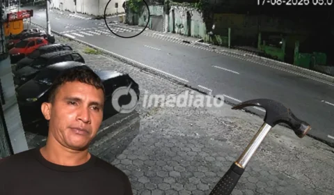 Veja o momento em que Ezenilson invade residência antes de matar três pessoas a marteladas em Manaus