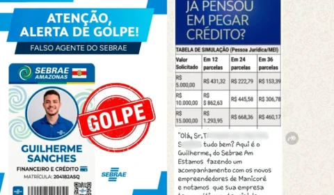 Sebrae-AM alerta para golpe de falsos agentes que usam nome da instituição