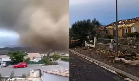 VÍDEO: Tornado devastador atinge cidade no sul da França e deixa dezenas de feridos
