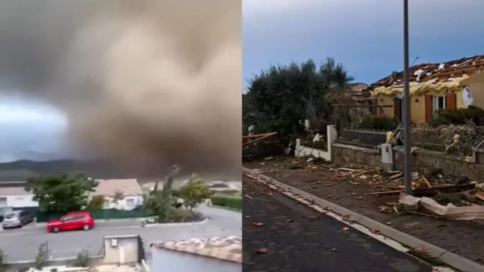 VÍDEO: Tornado devastador atinge cidade no sul da França e deixa dezenas de feridos