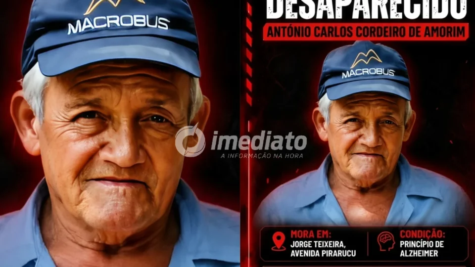 Família procura idoso de 71 anos com princípio de Alzheimer desaparecido em Manaus