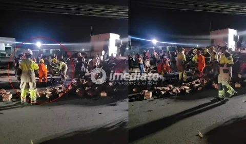 URGENTE: Grave acidente na AM-010 deixa vítimas presas às ferragens no km 19