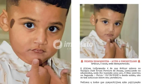 URGENTE: Criança de 3 anos desaparece após ser buscada pelo pai em escola no Educandos, em Manaus