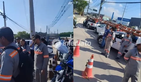 VEJA VÍDEO: Eletricistas da Norte Tech relatam insatisfação com condições de trabalho e anunciam paralisação em Manaus