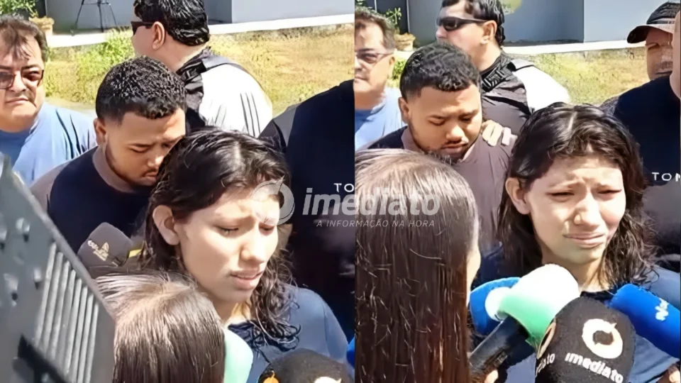 VEJA VÍDEO: Pais de bebês mortos carbonizados em incêndio no Tarumã deixam delegacia e seguem para audiência de custódia em Manaus