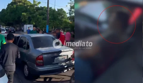 VEJA VÍDEO: Veja como ficou homem atingido com mais de 10 tiros dentro de carro durante ataque criminoso em Manaus