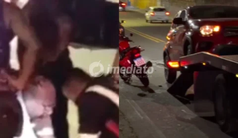 Acidente grave: Motociclista morre após bater na traseira de carro e atingir outro veículo no Parque 10, em Manaus