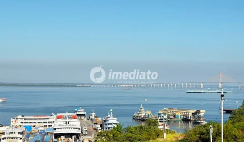 VEJA FOTOS: Fumaça de incêndio no lixão de Iranduba se espalha por Manaus e preocupa moradores