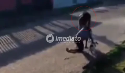 VÍDEO: Filho agride pai idoso no meio da rua durante celebração do Dia dos Pais em Belém, no Pará