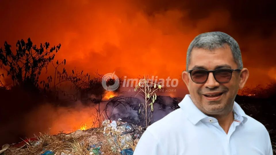 Incêndio no lixão de Iranduba expõe velho problema e coloca gestão do prefeito Augusto Ferraz no centro das cobranças