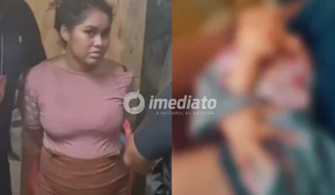 VÍDEO: veja o momento exato em que suspeita de sequestrar recém-nascida de 23 dias é presa em Manaus