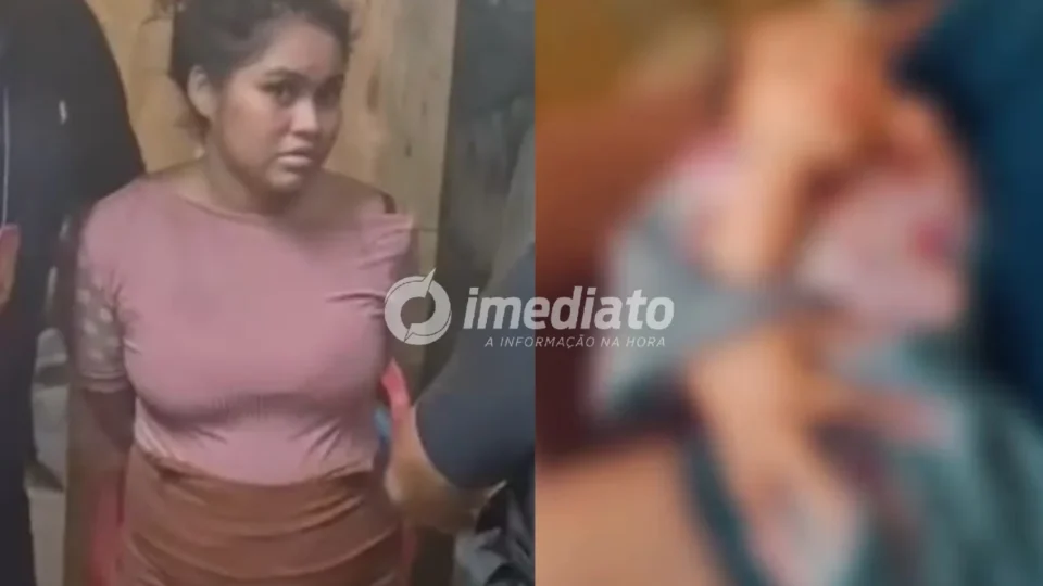 VÍDEO: veja o momento exato em que suspeita de sequestrar recém-nascida de 23 dias é presa em Manaus