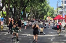 Faixa liberada em Manaus ganha aulas de patinação e atrai famílias para manhã de esporte e lazer