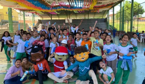 Escolas do Pará recebem projeto que orienta crianças sobre os riscos de empinar pipas perto da rede elétrica