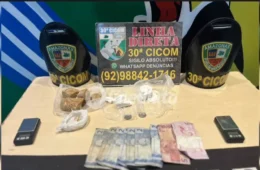 Homem é preso com drogas e balanças de precisão no Jorge Teixeira