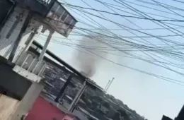 Incêndio é registrado em área de mata nas proximidades da Ponte Rio Negro, em Manaus