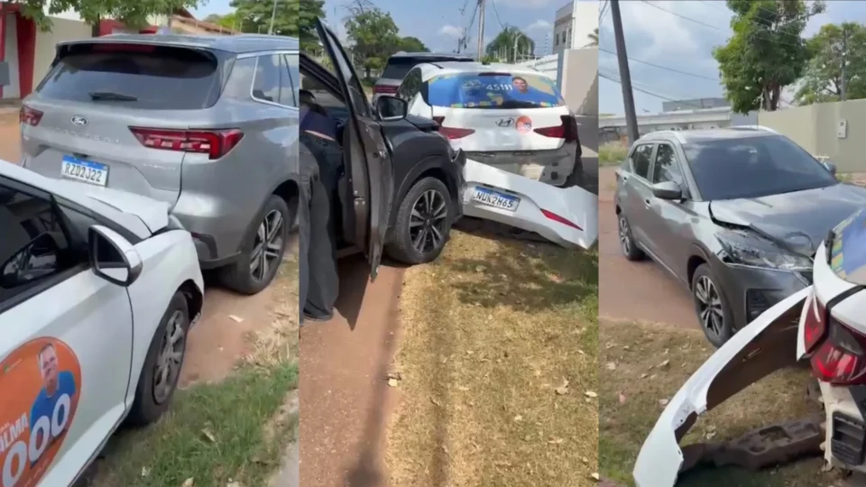 Carro de candidato a deputado é destruído em acidente no Paraviana
