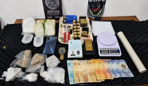 FLAGRANTE: homem com tornozeleira eletrônica é preso com drogas e 56 munições em Macapá
