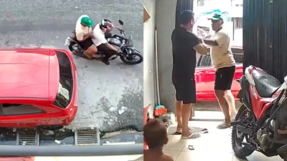 Dupla armada assalta homem na frente de criança em Belém