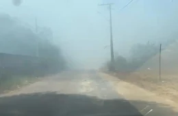 Moradores de Iranduba seguem sofrendo com grande concentração de fumaça