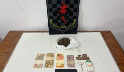 FLAGRANTE: homem é preso com drogas durante operação no Conjunto Miracema