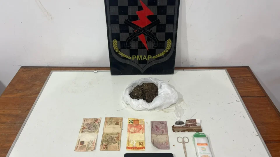 FLAGRANTE: homem é preso com drogas durante operação no Conjunto Miracema