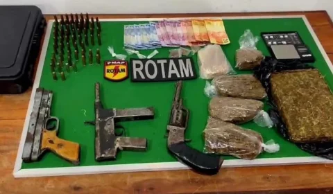 FUGA FRUSTRADA: suspeitos abandonam drogas e armas durante operação no Zerão
