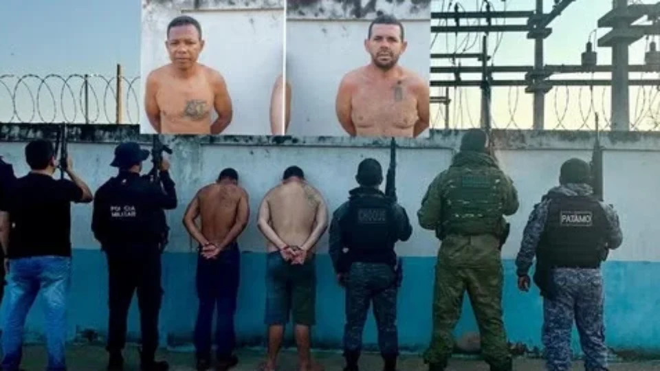 DEU RUIM: três suspeitos ligados ao PCC são recapturados após escaparem de delegacia em Rondônia