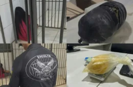 NA “LARISSINHA”: MULHER TENTA ENTRAR COM DROGAS NO PANDA E ACABA PRESA