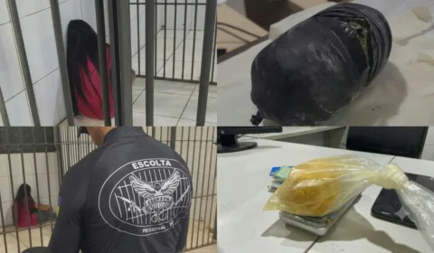 NA “LARISSINHA”: MULHER TENTA ENTRAR COM DROGAS NO PANDA E ACABA PRESA