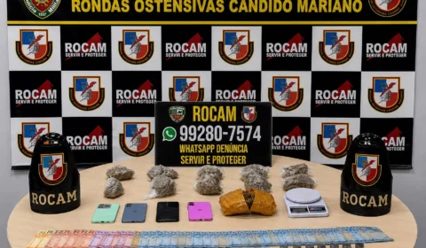 Mulher é presa com 1,4 kg de suposta maconha durante ação da Rocam em Petrópolis, em Manaus