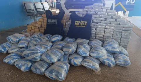 Cerca de 250 kg de skunk são encontrados abandonados às margens de rio em Rondônia