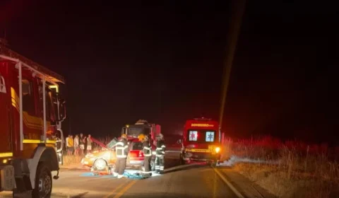 MORTE NO TREVO: carro é atingido por caminhão na TO-010 e passageiro morre preso às ferragens