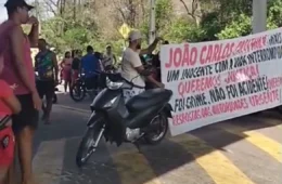 Vídeo: Familiares de pescador morto em Marapanim protestam na entrada da cidade: “Inocente com a vida interrompida”