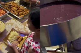 Aniversário paraense com açaí, peixe frito e camarão viraliza nas redes sociais
