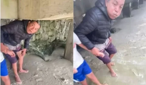 VÍDEO: Homem é preso após ser flagrado com menino em área isolada de praia no Guarujá